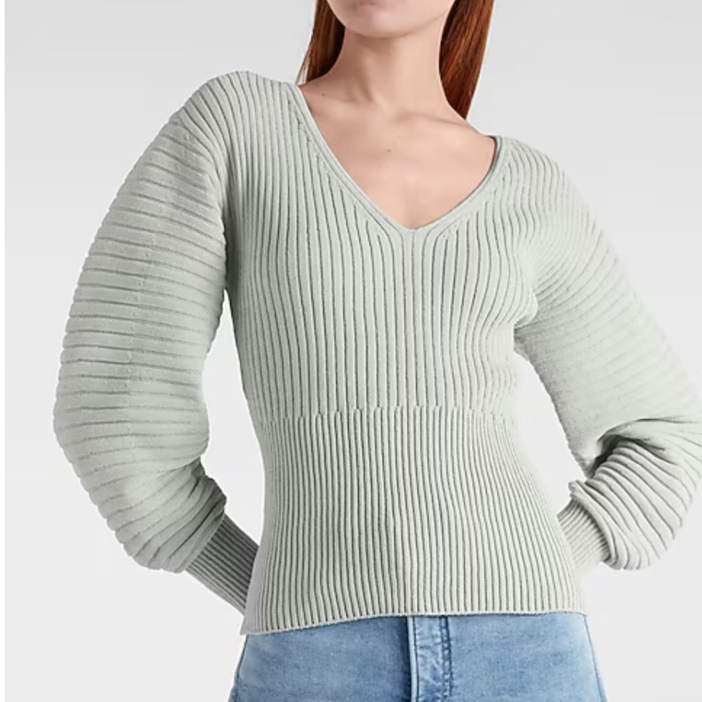 Express Ultra Soft Ribbed Dolman Sleeve Sweater